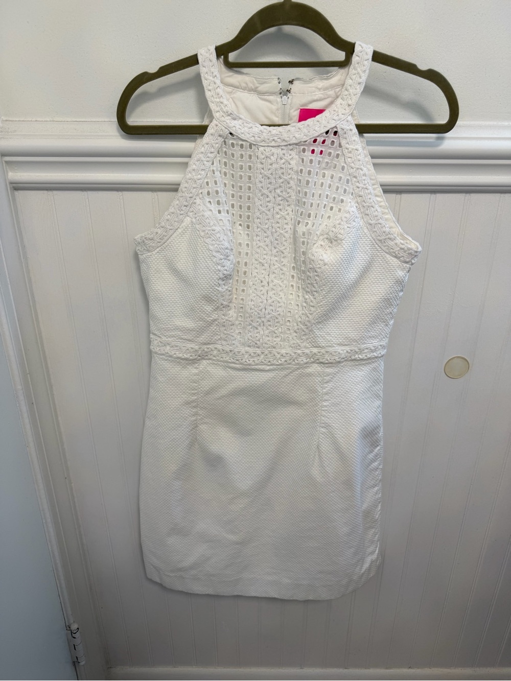 Lilly Pulitzer White Eyelet Midi Dress